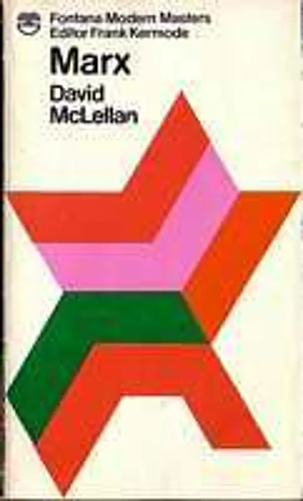 Marx (Fontana Modern Masters) by David McLellan cover