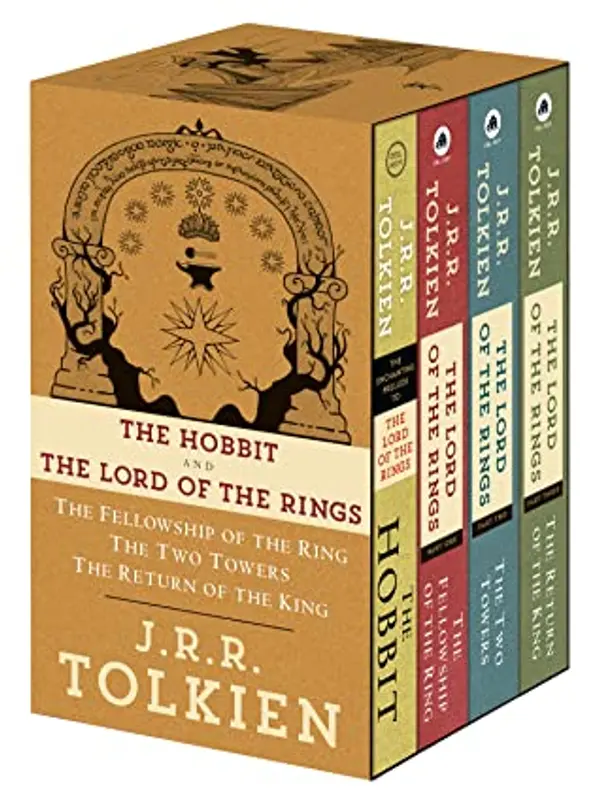J.R.R. Tolkien 4-Book Boxed Set: The Hobbit and The Lord of the Rings by J.R.R. Tolkien cover