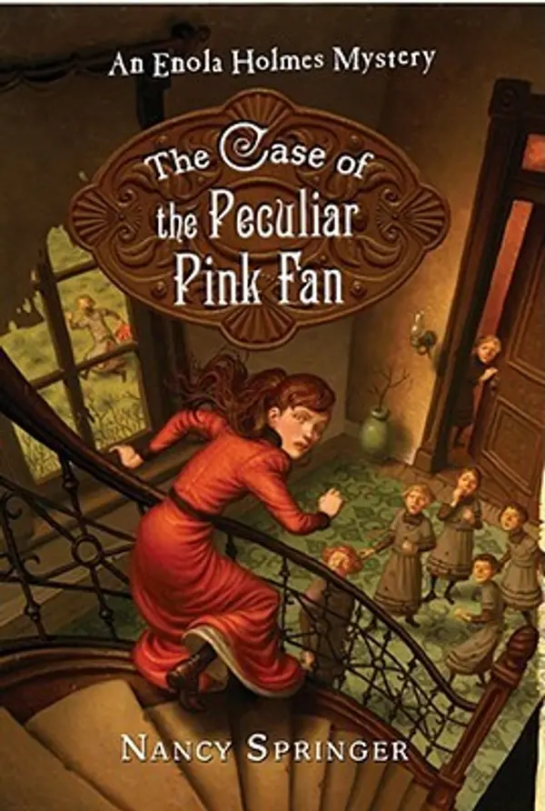 The Case of the Peculiar Pink Fan (Enola Holmes, #4) by Nancy Springer cover