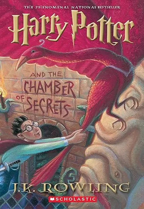 Harry Potter and the Chamber of Secrets by J.K. Rowling cover