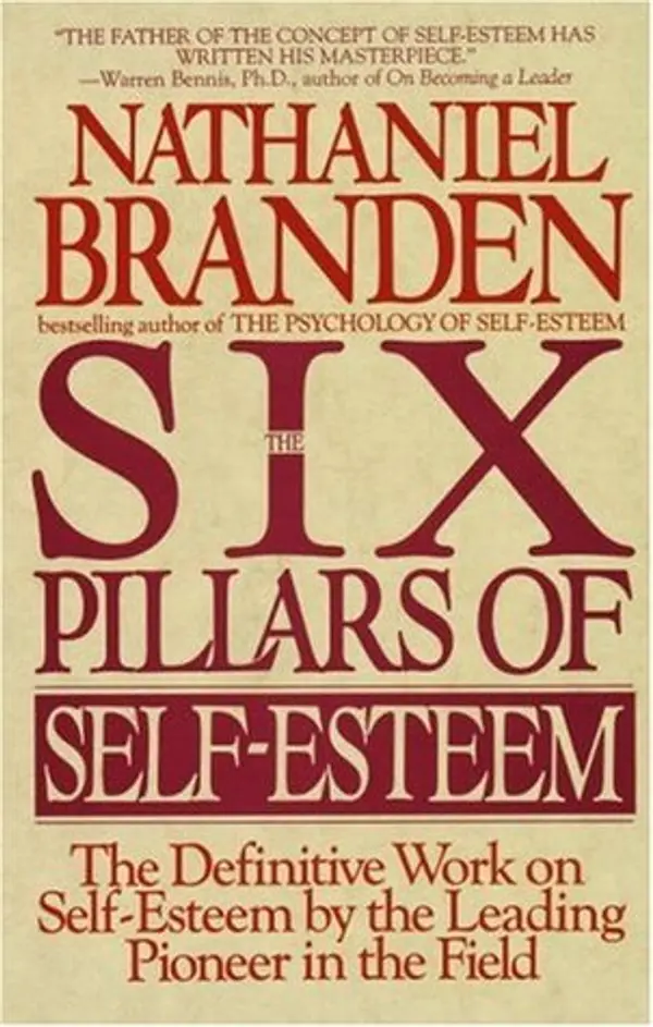 Six Pillars of Self-Esteem by Nathaniel Branden cover