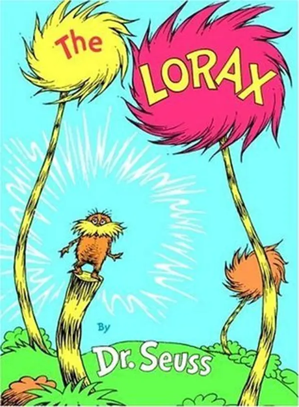 The Lorax by Dr. Seuss cover
