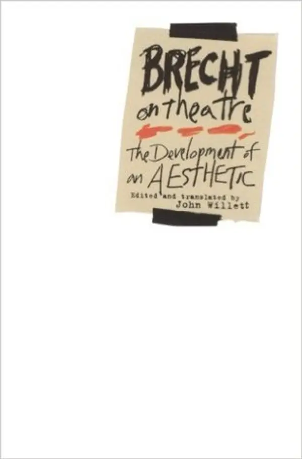 Brecht on Theatre: The Development of an Aesthetic by Bertolt Brecht cover