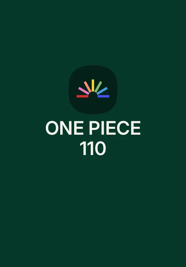 ONE PIECE 110 by Eiichiro Oda cover