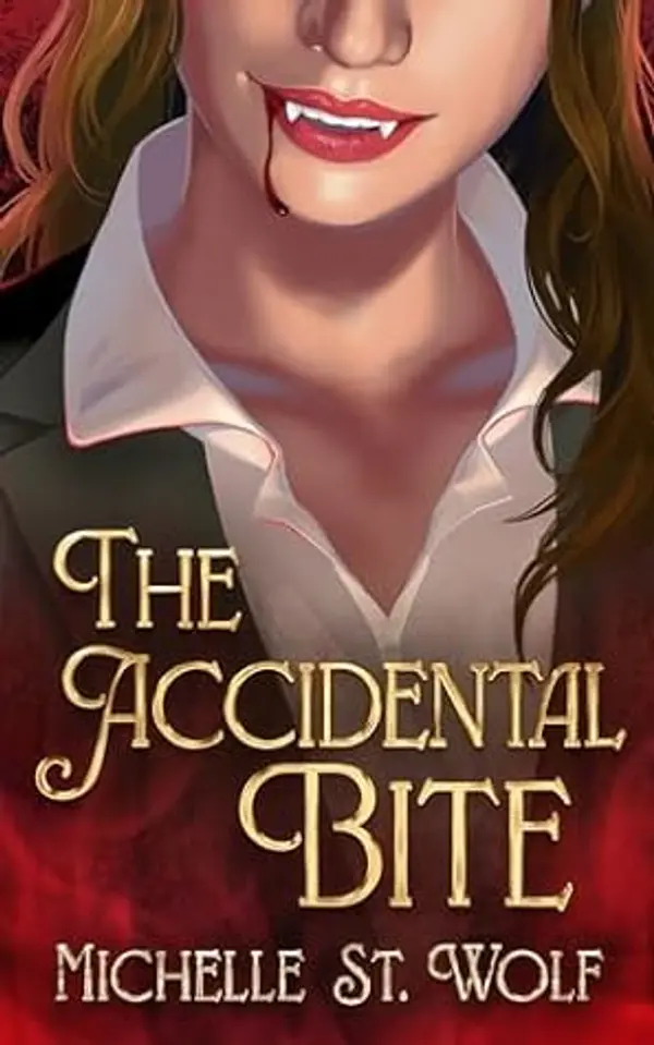 The Accidental Bite: A Vampire Lesbian Romance by Michelle St. Wolf cover