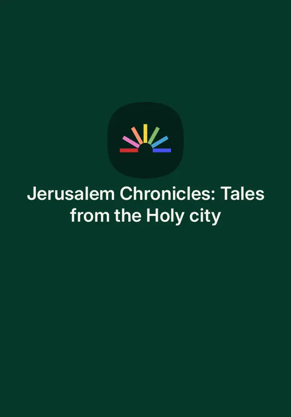 Jerusalem Chronicles: Tales from the Holy city by Guy Delisle cover
