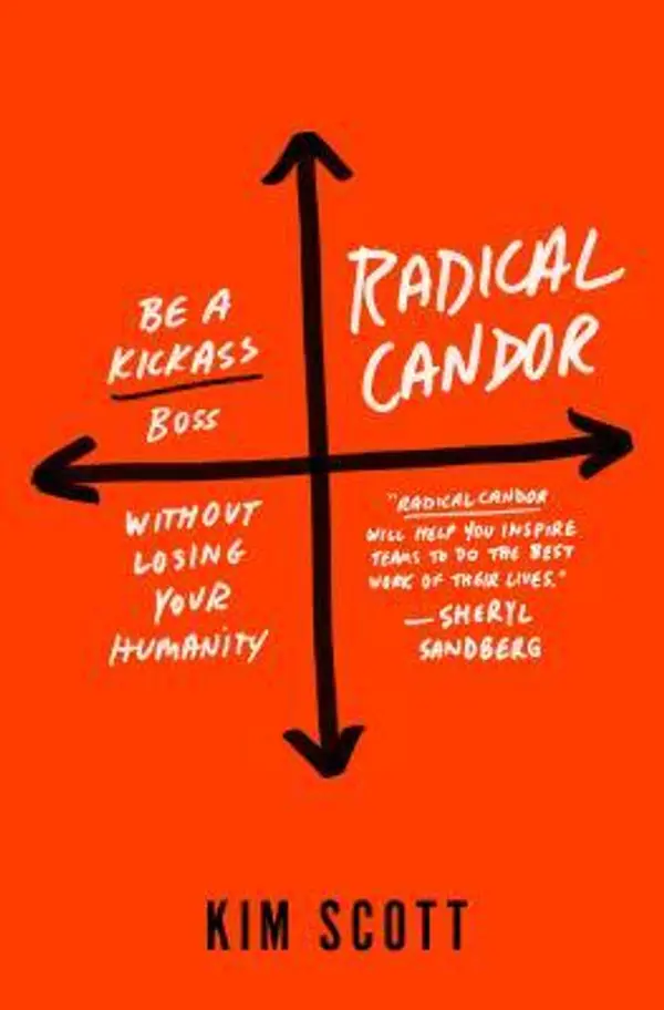 Radical Candor: Be a Kickass Boss Without Losing Your Humanity by Kim Malone Scott cover