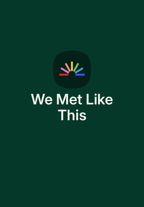 We Met Like This by Kasie West cover