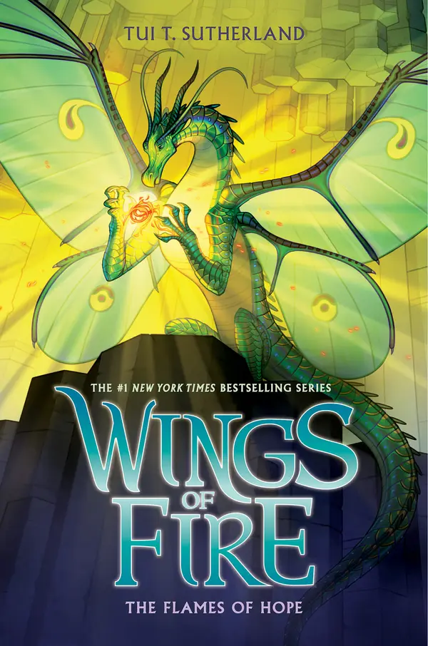 The Flames of Hope (Wings of Fire, #15) by Tui T. Sutherland cover