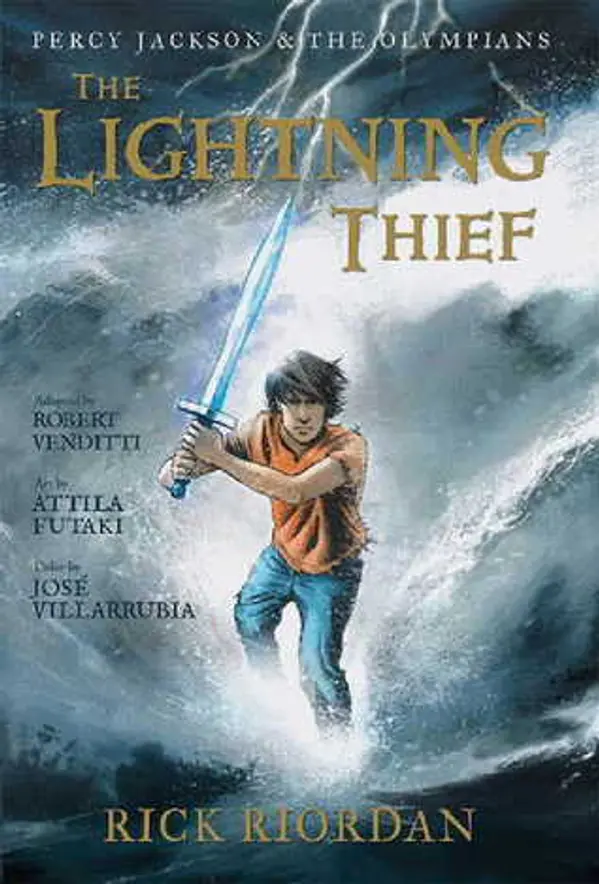 The Lightning Thief: The Graphic Novel (Percy Jackson and the Olympians: The Graphic Novels, #1) by Robert Venditti cover