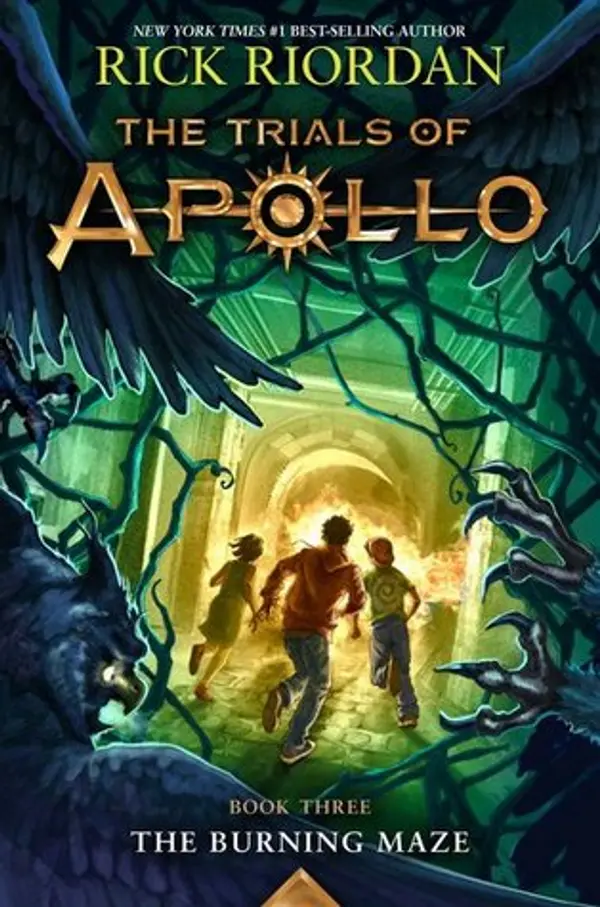 The Burning Maze (The Trials of Apollo, #3) by Rick Riordan cover