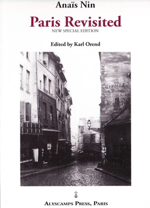 Paris Revisited by Anaïs Nin cover