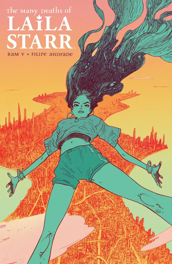 The Many Deaths of Laila Starr by Ram V. cover