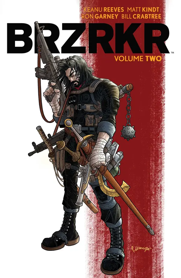 BRZRKR, Volume 2 by Keanu Reeves cover