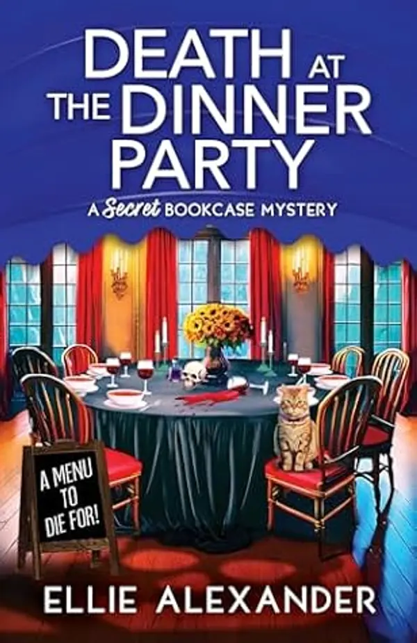 Death at the Dinner Party (A Secret Bookcase Mystery Book 3) by Ellie Alexander cover