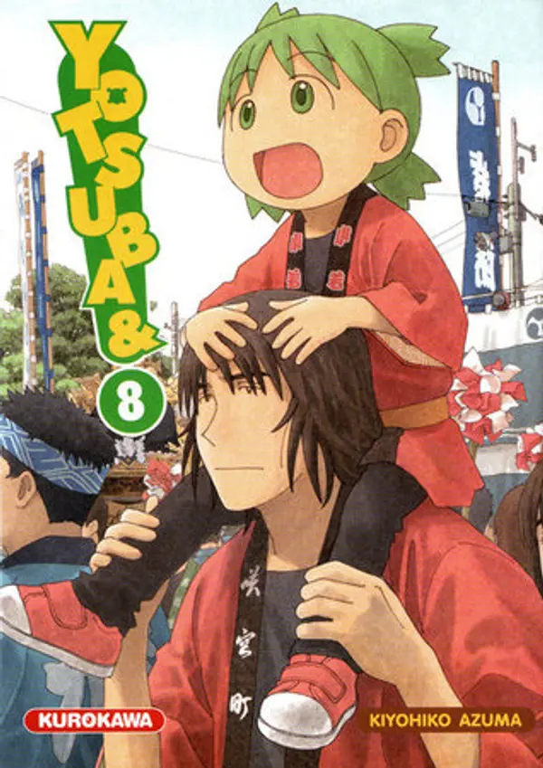 Yotsuba, Tome 8 (Yotsuba&! #8) by Kiyohiko Azuma cover