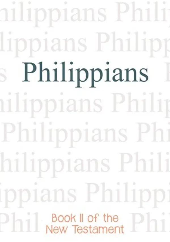 Epistle to the Philippians by Paul the Apostle cover