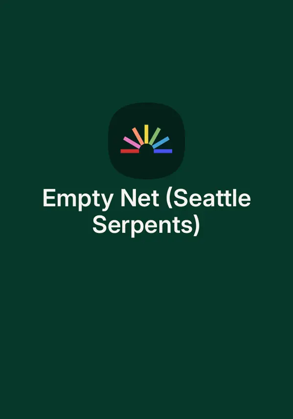Empty Net (Seattle Serpents) by Teagan Hunter cover
