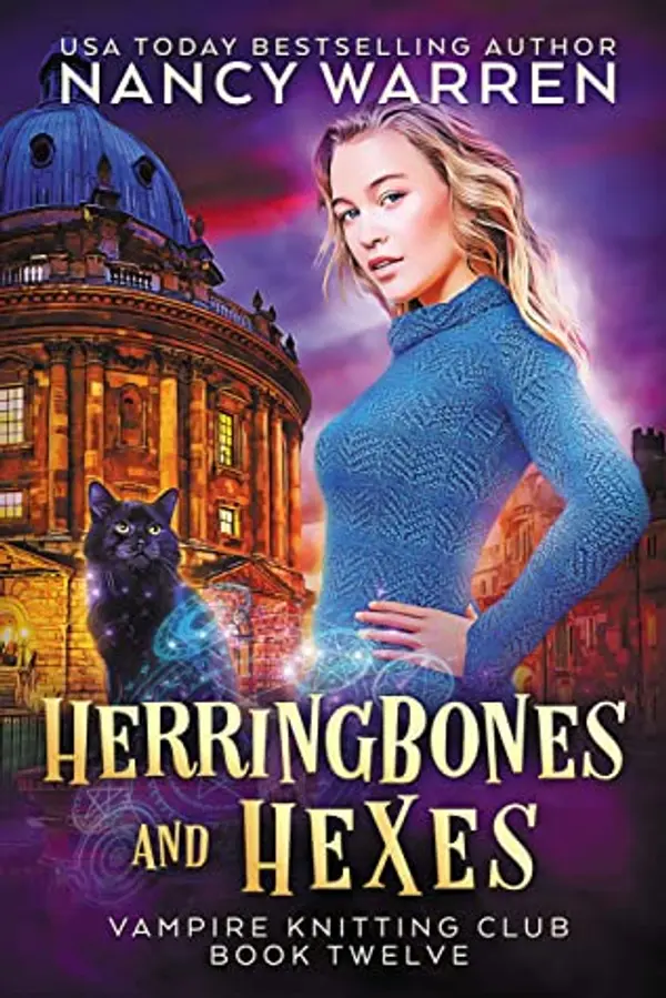 Herringbones and Hexes (Vampire Knitting Club, #12) by Nancy Warren cover