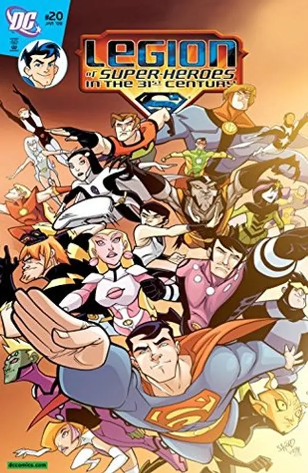 Legion of Super-Heroes in the 31st Century (2007-2009) #20 by Jack Briglio cover