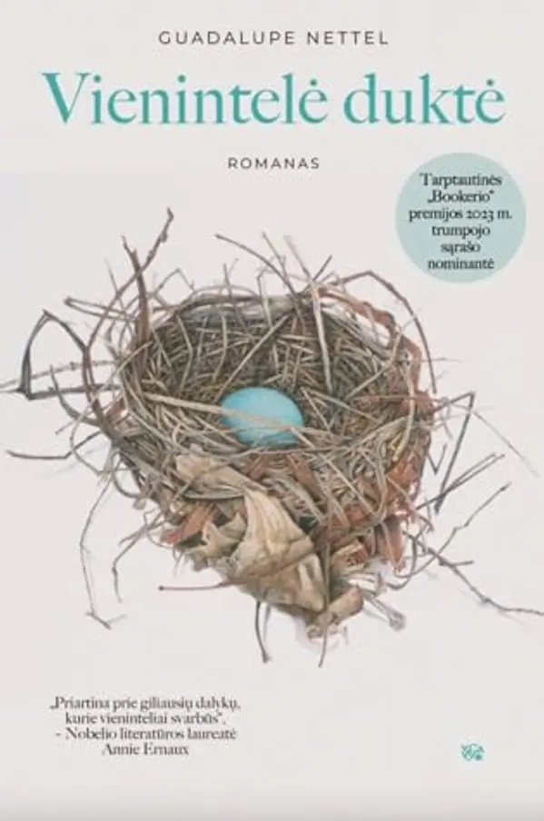 Vienintelė duktė by Guadalupe Nettel cover