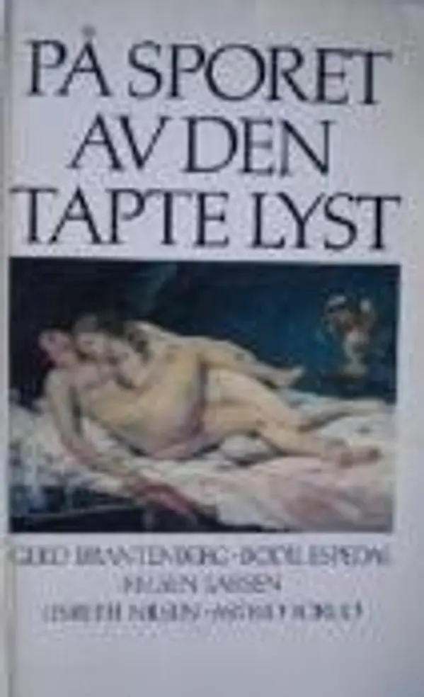 På sporet av den tapte lyst by Gerd Brantenberg cover