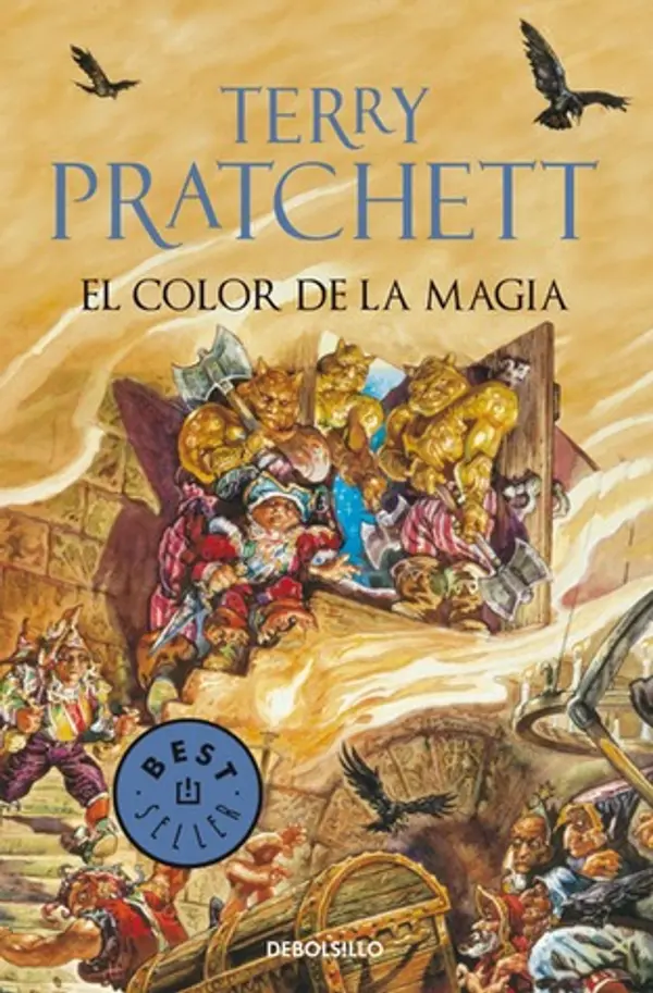 El color de la magia (Mundodisco, #1) by Terry Pratchett cover