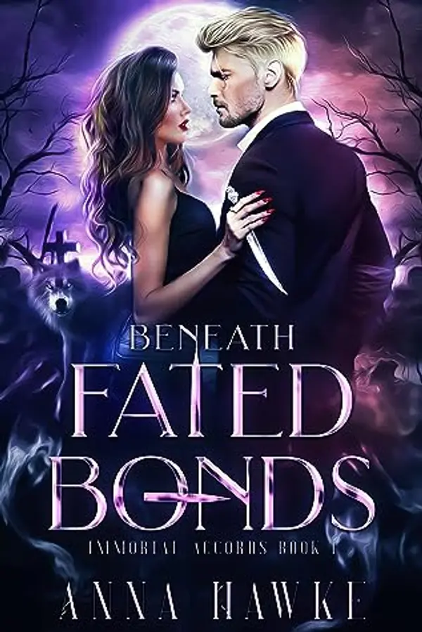 Beneath Fated Bonds (The Immortal Accords, #1) by Anna Hawke cover
