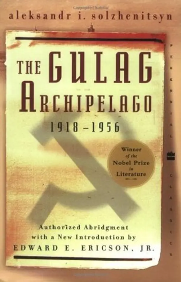 The Gulag Archipelago 1918–1956 (Abridged) by Aleksandr Solzhenitsyn cover