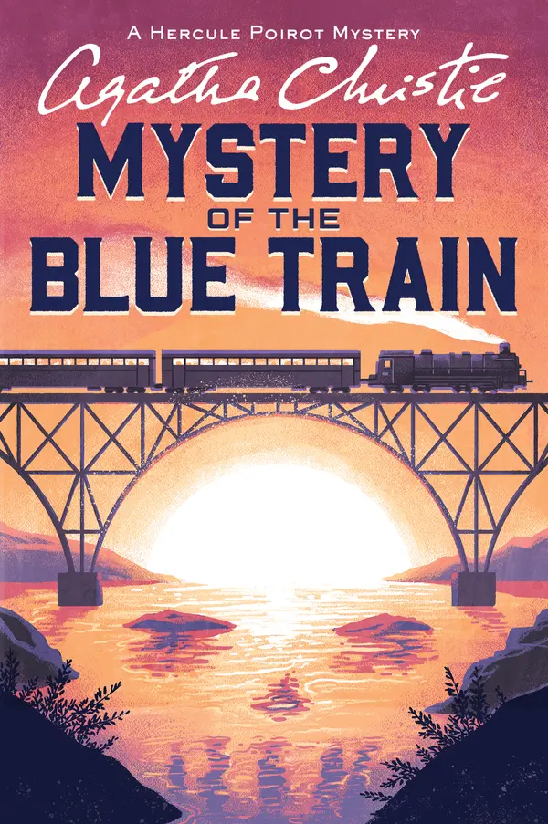 The Mystery of the Blue Train by Agatha Christie cover