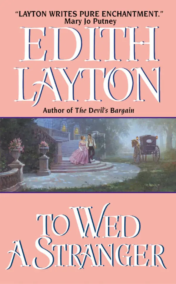 To Wed a Stranger by Edith Layton cover