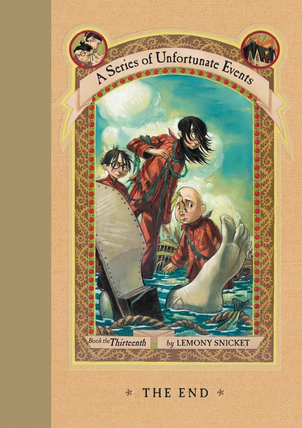 A Series of Unfortunate Events #13: The End by Lemony Snicket, Brett Helquist, Michael Kupperman cover