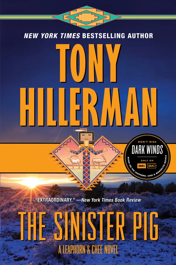 The Sinister Pig by Tony Hillerman cover