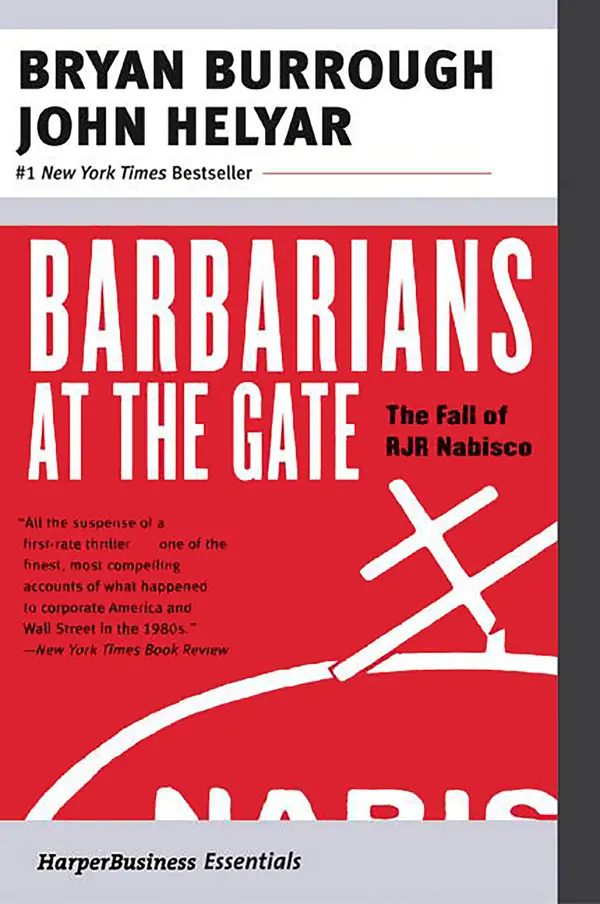 Barbarians at the Gate by Bryan Burrough, John Helyar cover