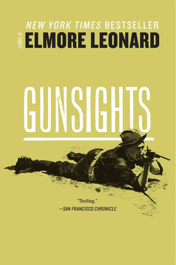 Gunsights by Elmore Leonard cover