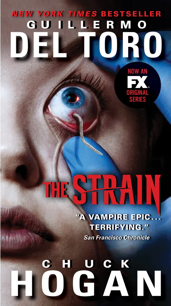 The Strain by Guillermo del Toro, Chuck Hogan cover