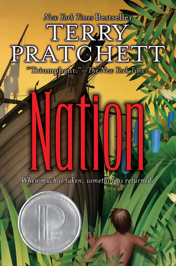 Nation by Terry Pratchett cover