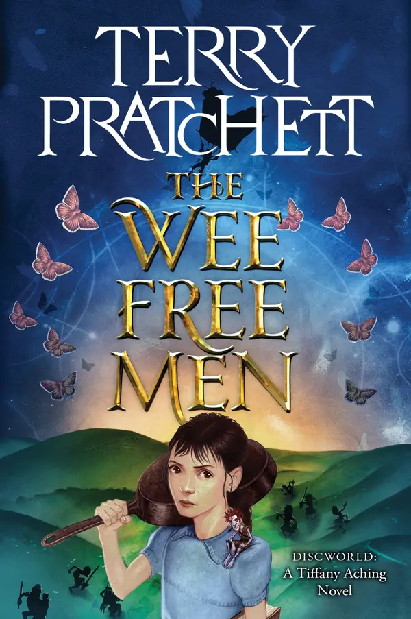 The Wee Free Men by Terry Pratchett cover