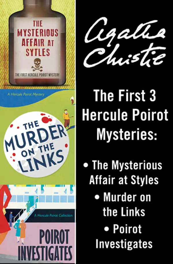 The First Three Hercule Poirot Mysteries by Agatha Christie cover