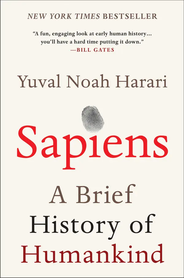 Sapiens by Yuval Noah Harari cover