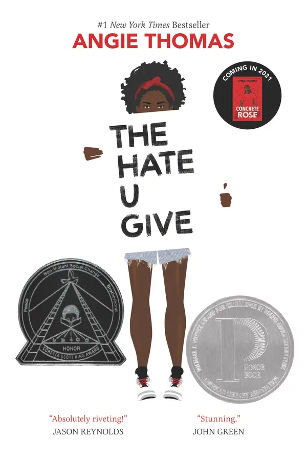 The Hate U Give by Angie Thomas, Amandla Stenberg cover