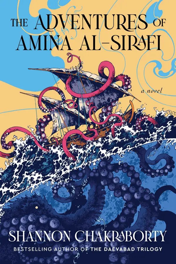 The Adventures of Amina al-Sirafi by Shannon Chakraborty cover