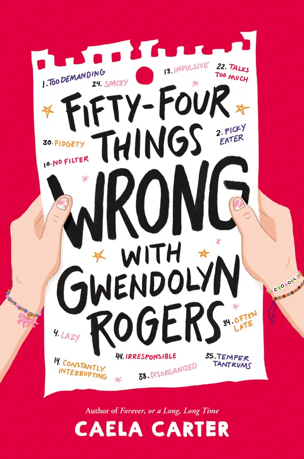 Fifty-Four Things Wrong with Gwendolyn Rogers by Caela Carter cover