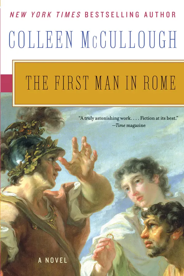The First Man in Rome by Colleen McCullough cover