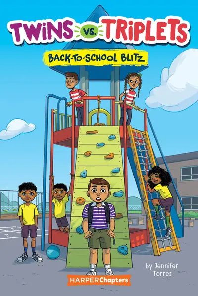 Twins vs. Triplets #1: Back-to-School Blitz book cover
