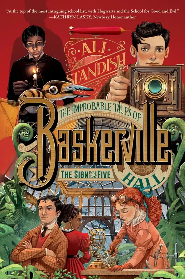 The Sign of the Five (The Improbable Tales of Baskerville Hall, #2) by Ali Standish cover