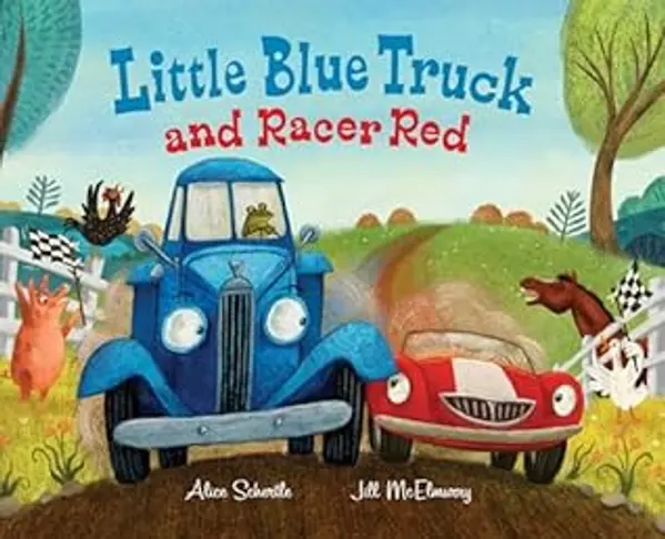 Little Blue Truck and Racer Red by Alice Schertle cover