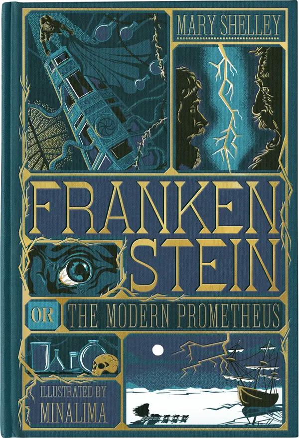 Frankenstein (MinaLima Edition) by Mary Shelley, MinaLima cover