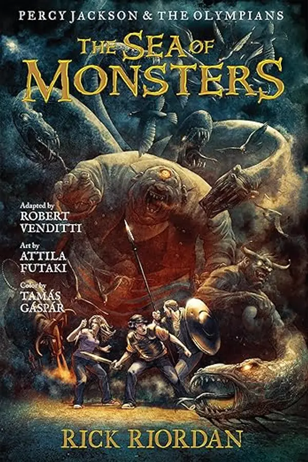 The Sea of Monsters by Rick Riordan cover