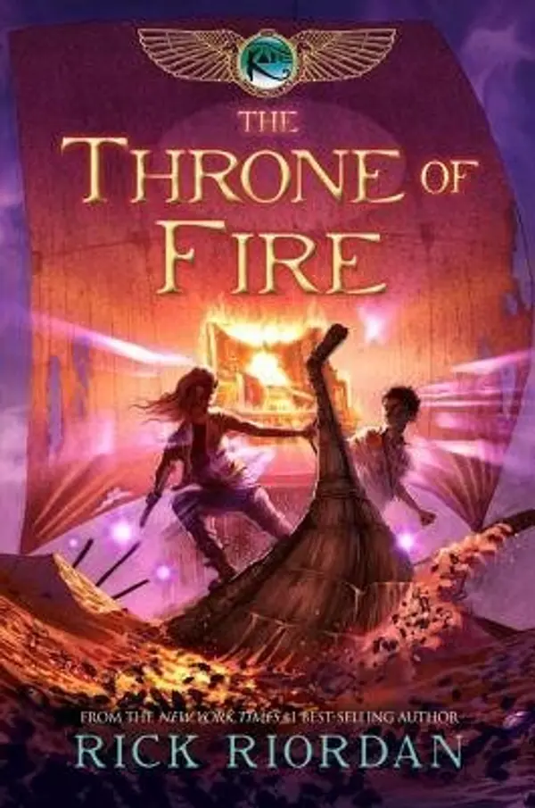 The Throne of Fire by Rick Riordan cover